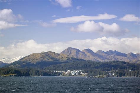 City Of Kodiak On Monashka Bay Kodiak Island Gulf Of Alaska Southwest ...