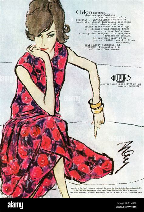 Fashion illustration 1960s hi-res stock photography and images - Alamy