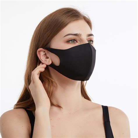 Black Face Masks Breathable Tremendous Smooth Trend Design Review ⋆ ...