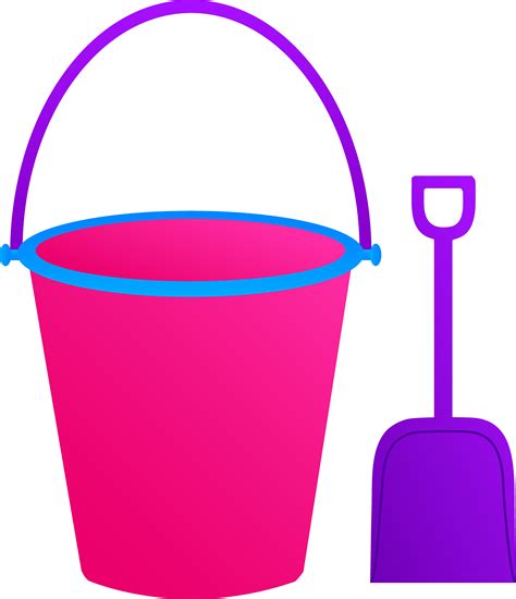 Beach Bucket Clipart