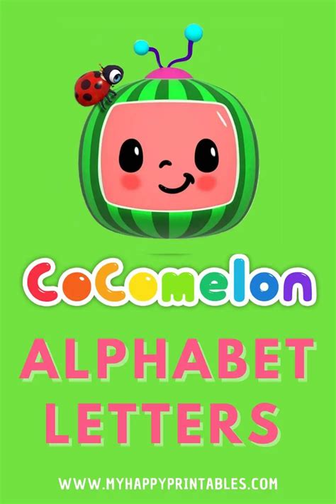 Free Printable Cocomelon Alphabet - My Happy Printables