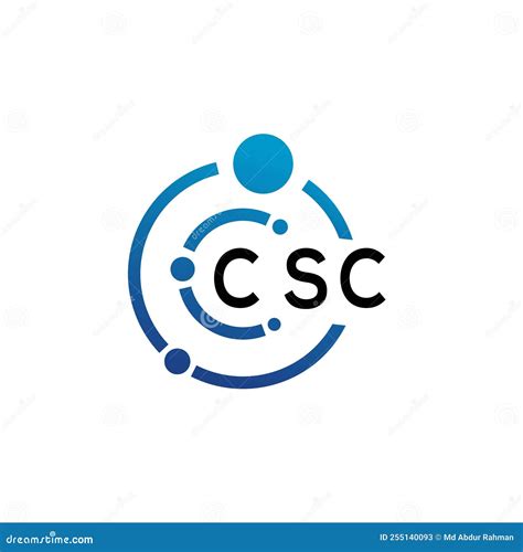 CSC Letter Logo Design On White Background. CSC Creative Initials ...