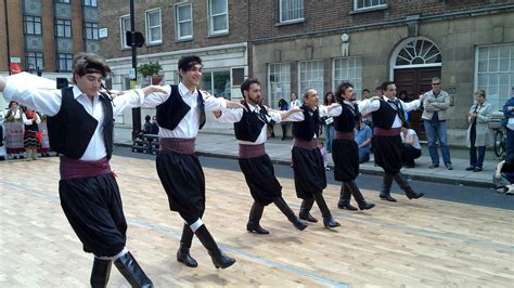 Greek Men Dancing in a Row | Traditional Greek dancing perfo… | Flickr