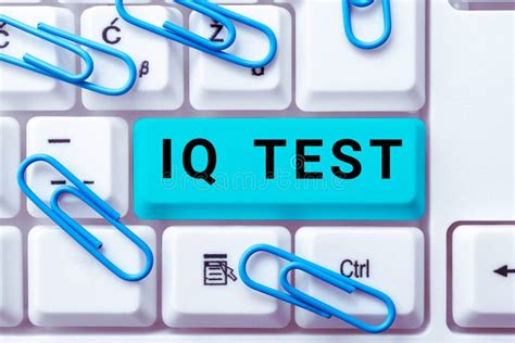 Conceptual Caption Iq Test. Business Approach Attempt To Measure Your ...