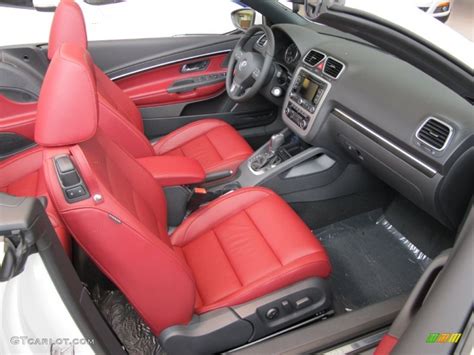 Red Interior 2012 Volkswagen Eos Lux Photo #54192072 | GTCarLot.com