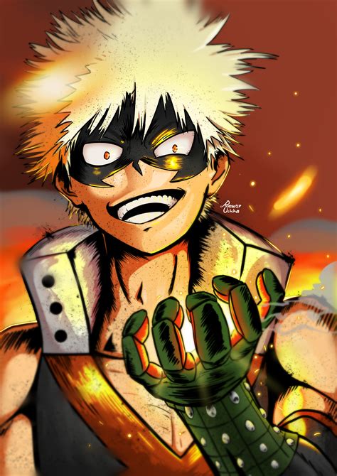 Katsuki Bakugo Fan Art Pircing