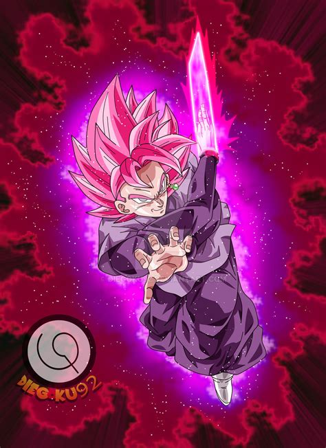 Goku Black rose 3 by diegoku92 on DeviantArt