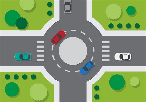 Top View Roundabout - Download Free Vector Art, Stock Graphics & Images