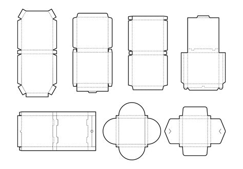 Pizza Box Layout 127305 Vector Art at Vecteezy