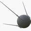 3d sputnik 1 model