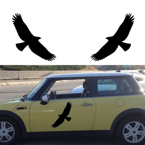 2pcs/set Tribal Eagle Bird Hawk Car Sticker Truck door Vinyl Decal ...