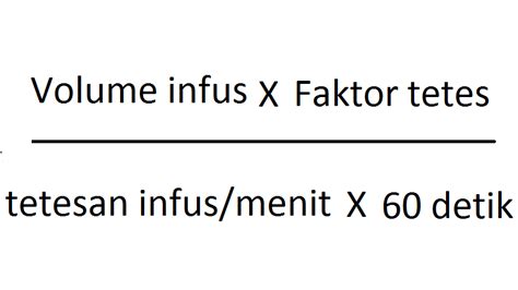 Cara Menghitung Lama Waktu Cairan Infus Habis
