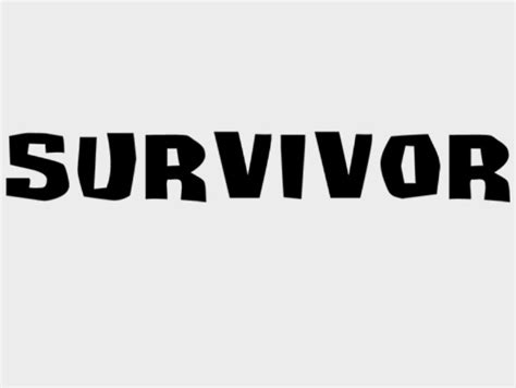 Survivor Font - Dafont101