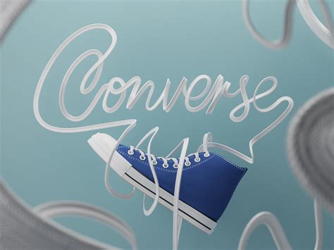 Converse Typography by Eslam Mhd on Dribbble