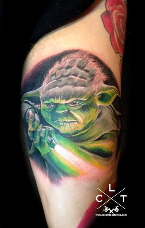 Yoda tattoo | Star wars tattoo, Tattoos, Arm tattoo