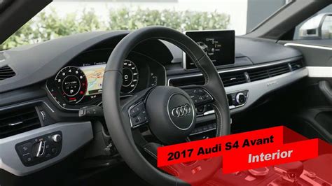 2017 Audi S4 Avant Interior - YouTube