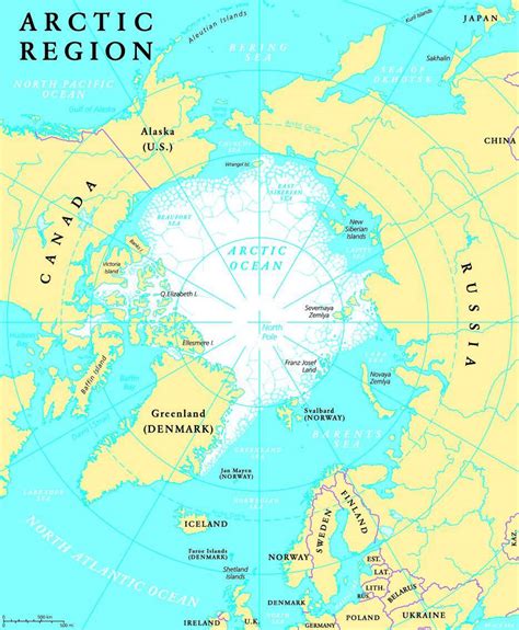 Map Of North Pole Region