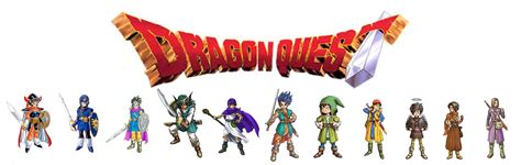 Dragon Quest art of all the protagonists/heroes : r/dragonquest