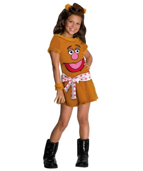 The Muppets Fozzie Bear Kids Costume - Girls Costume