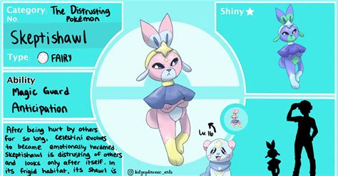 #Fairy Fakemon - Skeptishawl - kitzophrenicのイラスト - pixiv