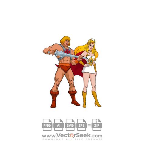 He Man & She Ra Logo Vector - (.Ai .PNG .SVG .EPS Free Download)