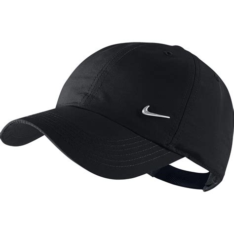 Nike Kids Swoosh H86 Adjustable Cap - Black/Silver - Tennisnuts.com