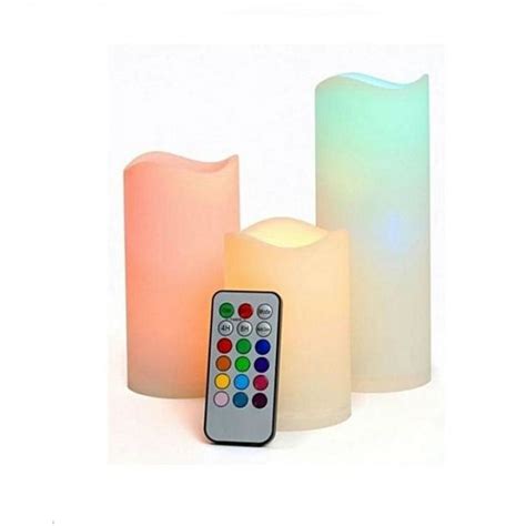 Buy Set of 3 - Luma Candles - Multicolor online in Pakistan | Buyon.pk