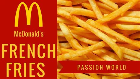 McDonalds French Fries | How to make French Fries | Mcdonald's French ...