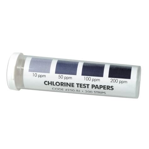 Chlorine Test Strips - Bunzl Processor Division | Koch Supplies