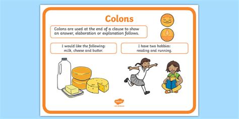 Colon Punctuation Poster - colon, punctuation, poster, display