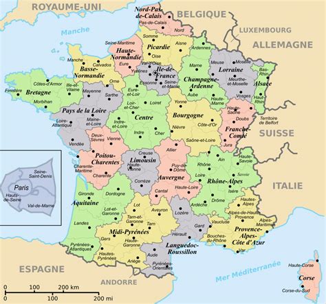 France Maps | Maps Of France Inside Printable Map Of France - Printable ...