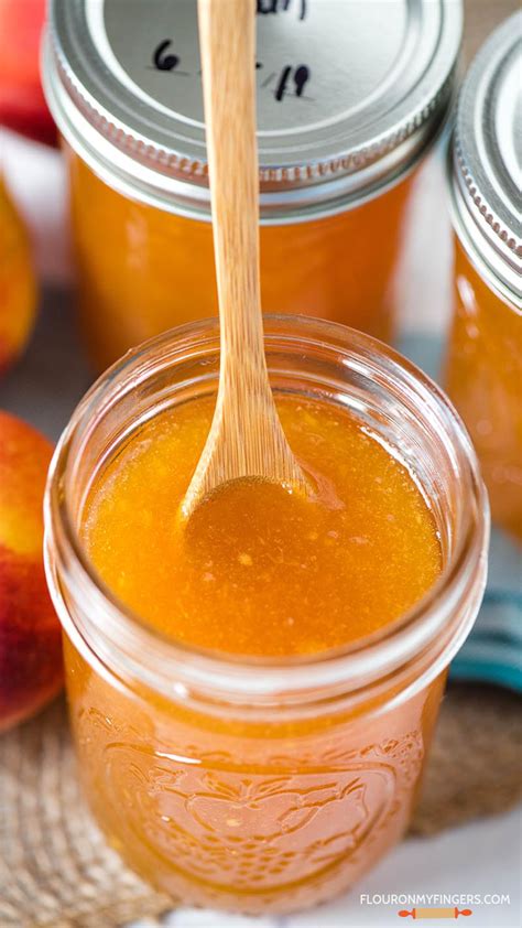 How to make delicious homemade peach jam with no pectin. Perfect for ...