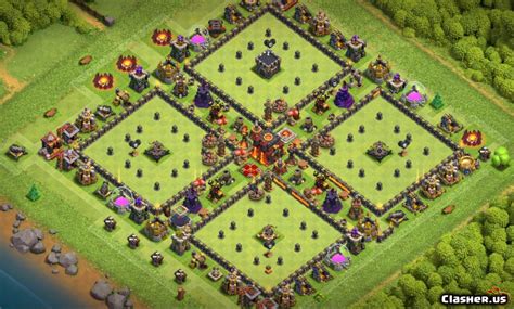 Copy Base [Town Hall 10] TH10 Hybrid/Trophy/War base #261 [With Link ...