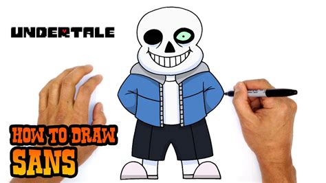 How to Draw Sans | Undertale - YouTube