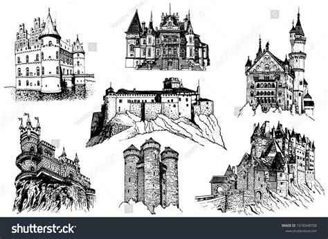 21,066 Medieval Castle Drawing Images, Stock Photos, 3D objects ...