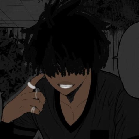 black guy pfp icon in 2022 | Black anime characters, Black cartoon ...