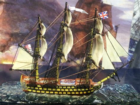 A Miniatures Hobby Room: Davco 1:1200 HMS Temeraire, 2nd Rate, 98 Guns