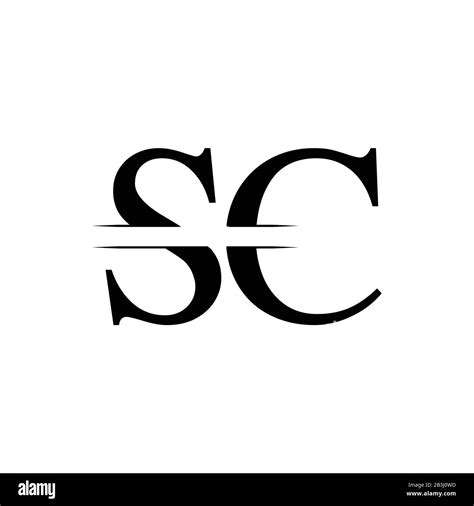 Initial Letter SC Logo Design Vector Template. SC Letter Logo Design ...