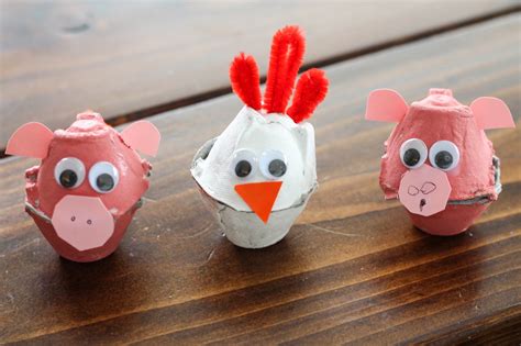 egg carton animal craft design ideas ~ arts and crafts to make