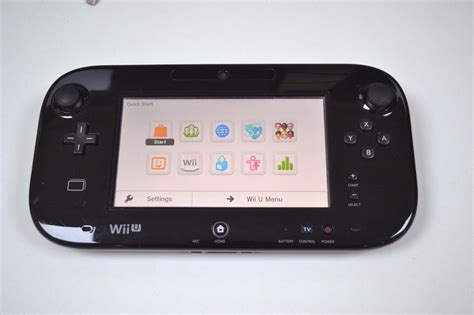 GENUINE OFFICIAL BLACK NINTENDO WII U GAMEPAD | eBay