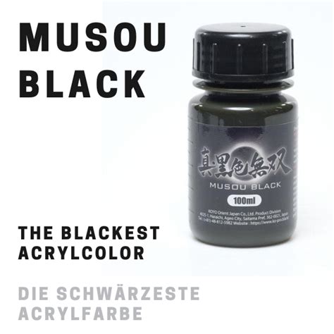 Musou Black Color (100 ml)