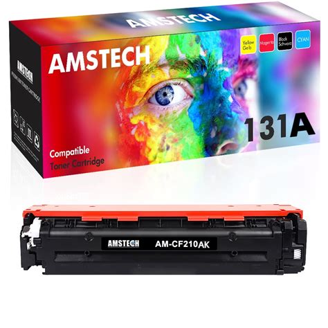 Amstech 1-Pack Black Compatible Toner Replacement for HP 131A CF210A ...