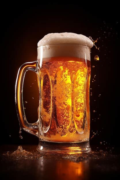 Premium AI Image | draught beer