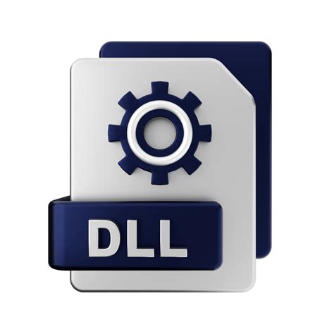 3d dll file icon illustration 22278401 PNG