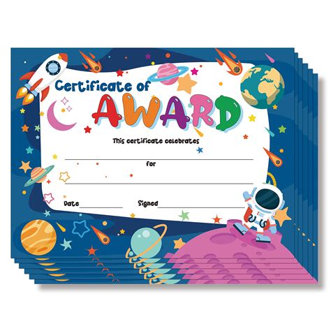 Award Certificate For Kids