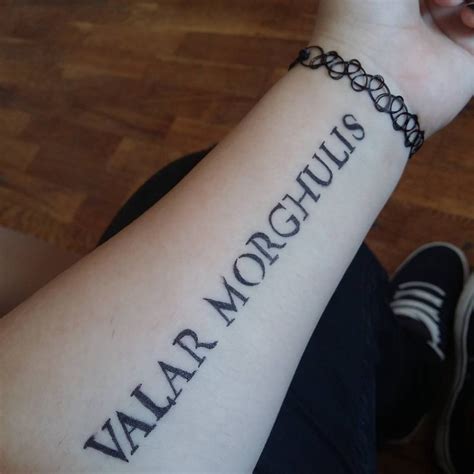 101 Best Valar Morghulis Tattoo Ideas You Need To See!