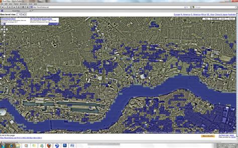 magicair: Flood Map East London +1+2m