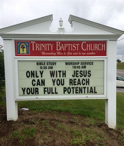 Trinity Baptist Church Christiansburg, Va Church sign | Church signs ...