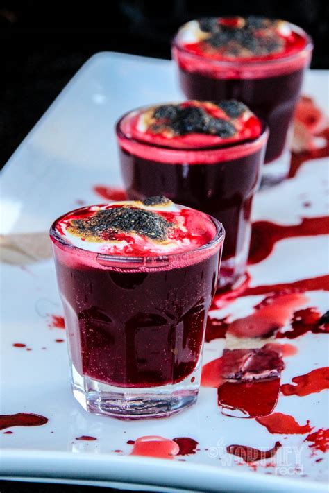 Red Halloween Drink | Blood Shots