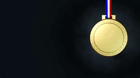 Gold Medal On Right Side Stock Motion Graphics SBV-338465481 - Storyblocks